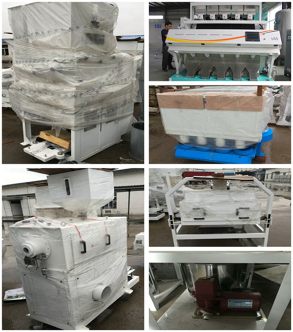 paddy polishing and grinding paddy processing line